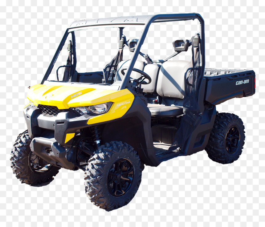 Yellow-atv - All-terrain Vehicle, HD Png Download - atv png