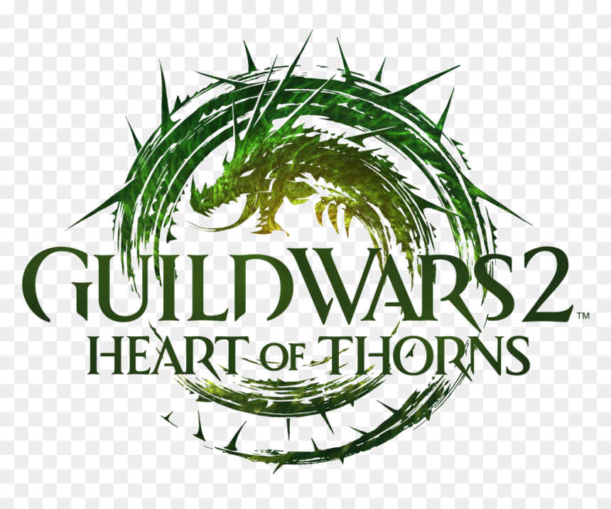 Gw2 Heart Of Thorns Png, Transparent Png - guild wars 2 logo png