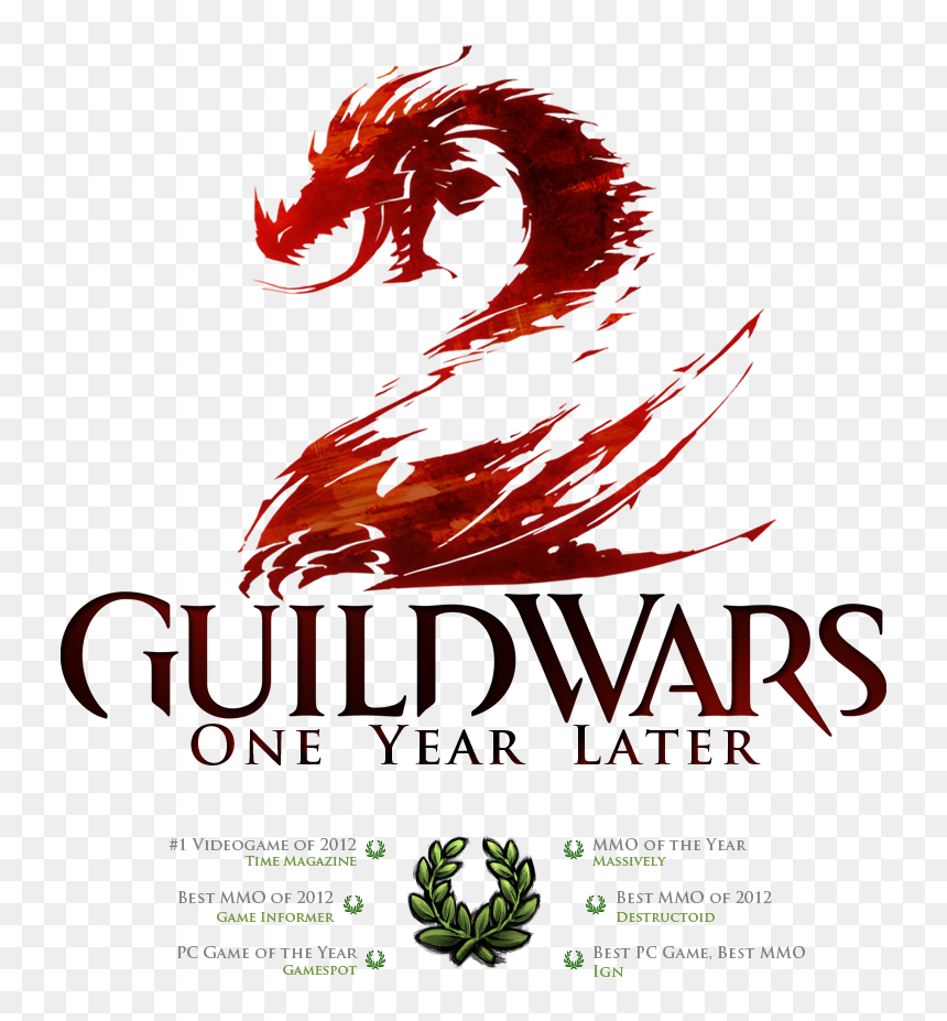 In The Space Of A Single Year, Guild Wars 2 Has Sold - Guild Wars 2 Icon Png, Transparent Png - guild wars 2 logo png