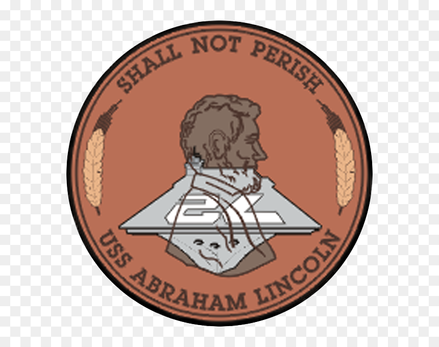 Transparent Abe Lincoln Clipart - Uss Abraham Lincoln Logo, HD Png Download - lincoln logo png