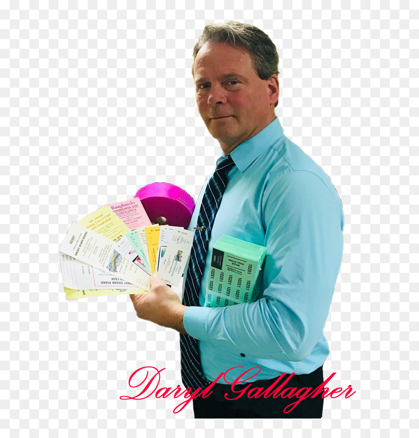 Daryl Gallagher - Writing, HD Png Download - raffle ticket png