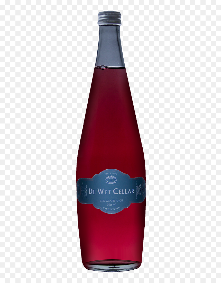 Glass Bottle, HD Png Download - grape juice png
