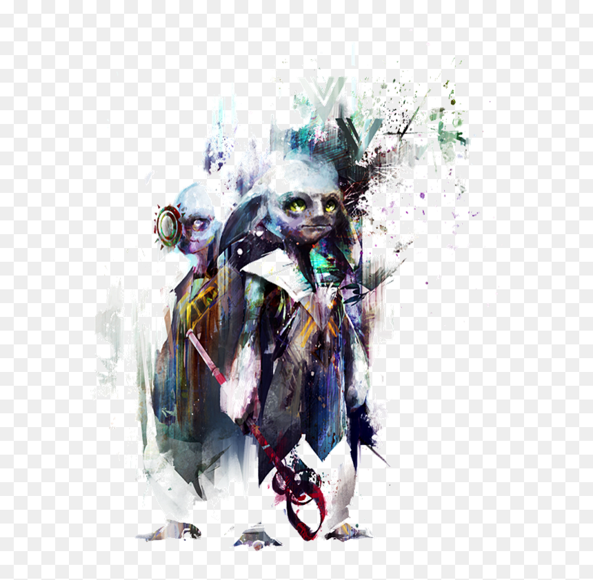 Guild Wars 2 Asura Art , Png Download - Guild Wars 2 Asura Art, Transparent Png - guild wars 2 logo png