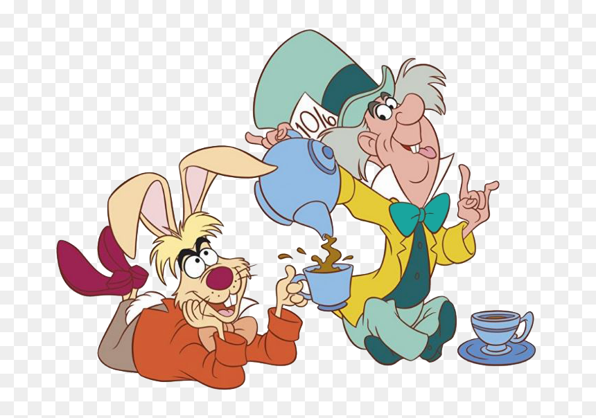 Hare Clipart Mad, HD Png Download - mad hatter png
