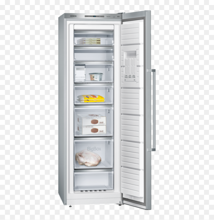 Siemens Gs36nai31 237l Freestanding Single Door Freezer - Tall No Frost Freezers, HD Png Download - single door fridge png
