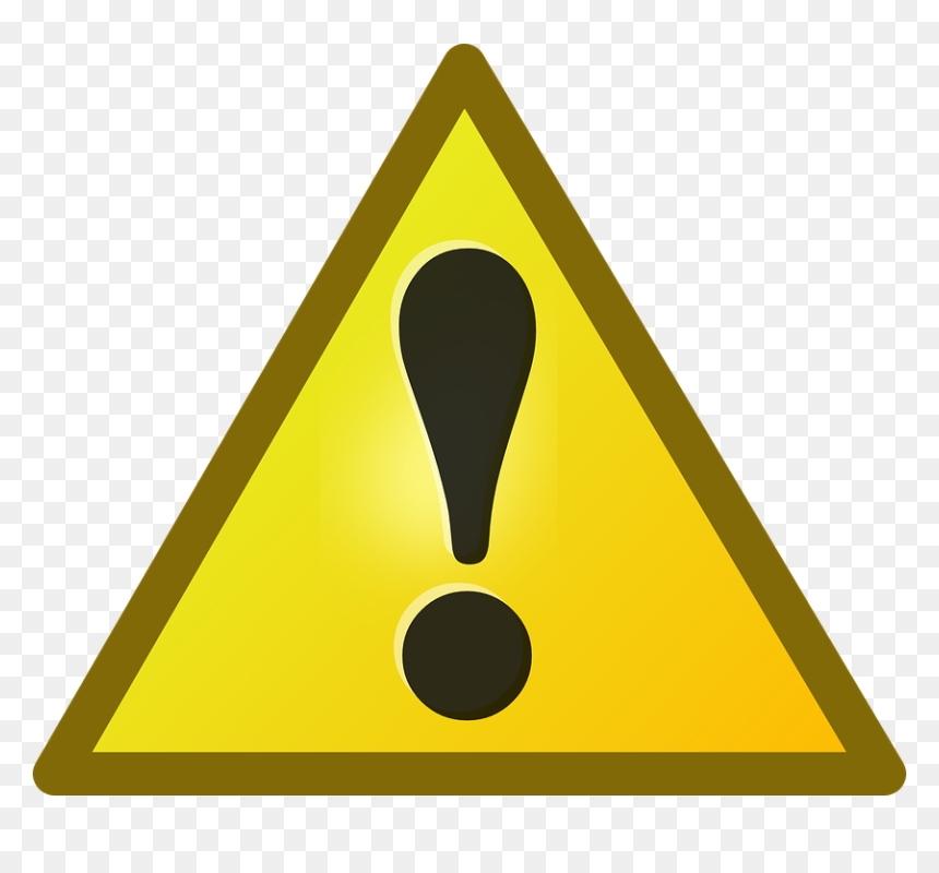 Warning Emoji, HD Png Download - caution icon png