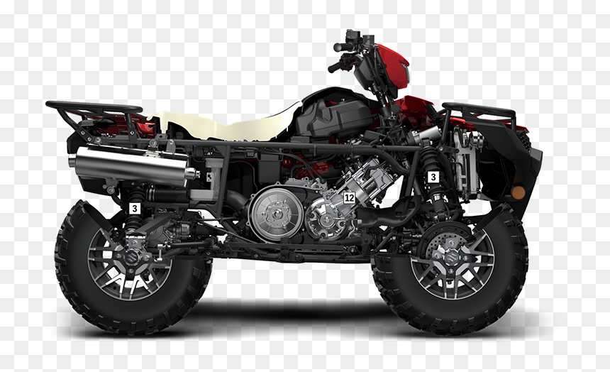 Motorcycle, HD Png Download - atv png