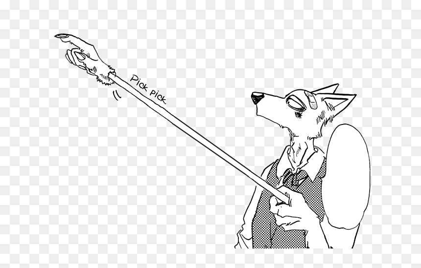 Beastars Png, Transparent Png - people pointing png