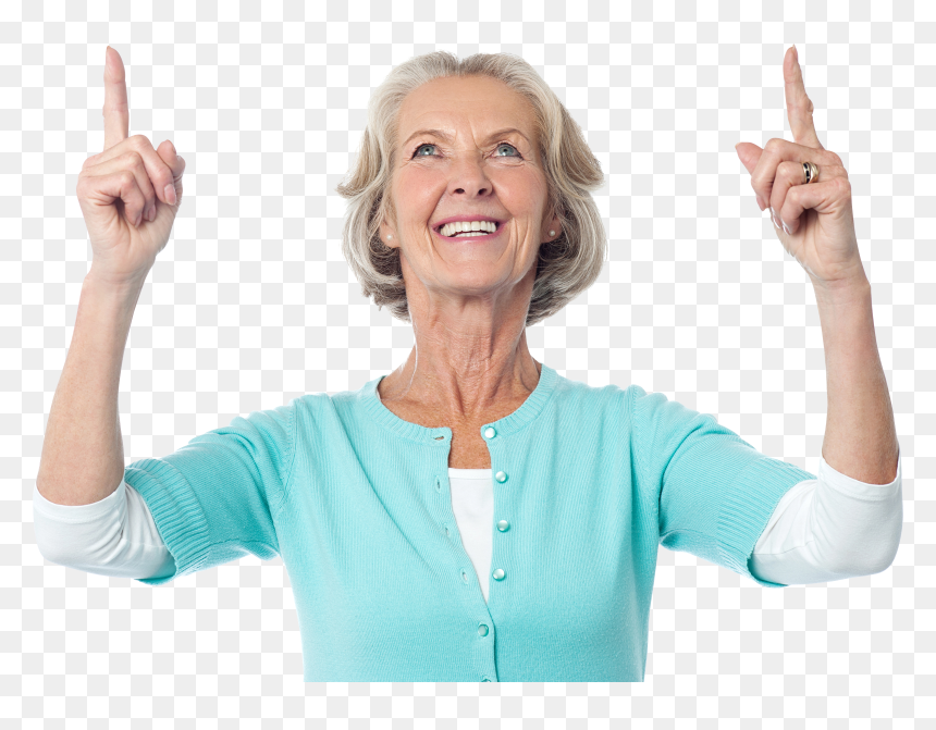 Women Pointing Top - Pointing Png, Transparent Png - people pointing png