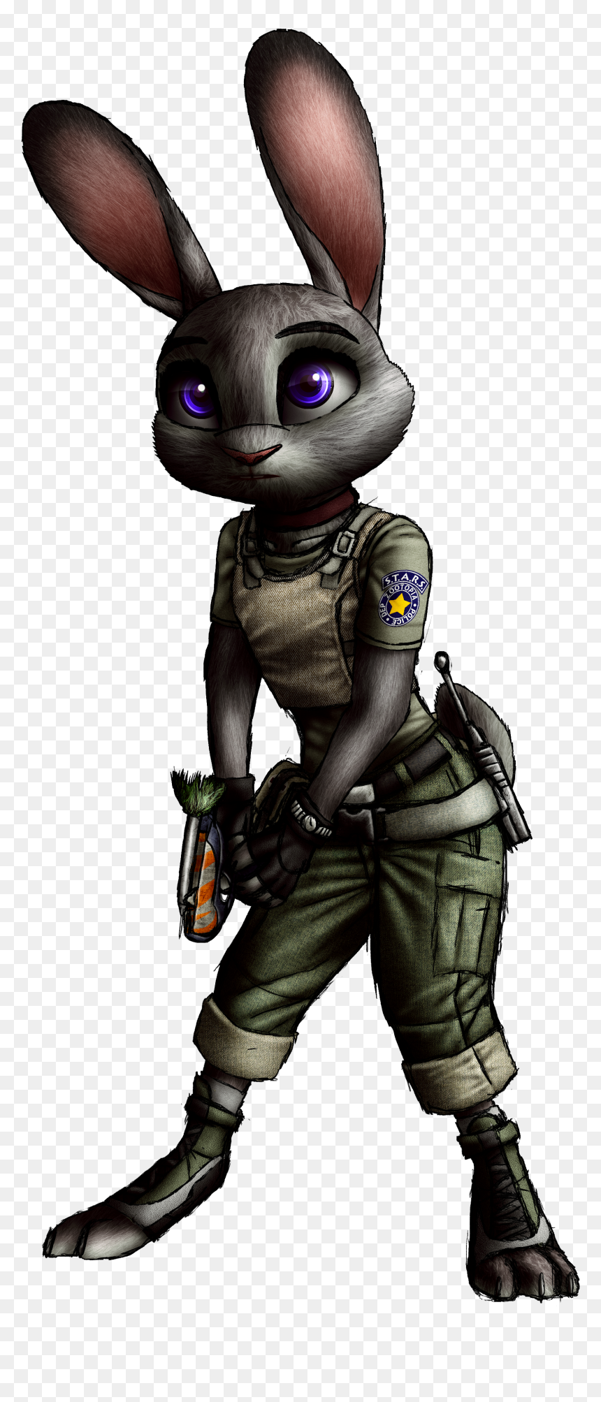 Judy Hopps Resident Evil , Png Download - Judy Hopps Resident Evil, Transparent Png - judy hopps png
