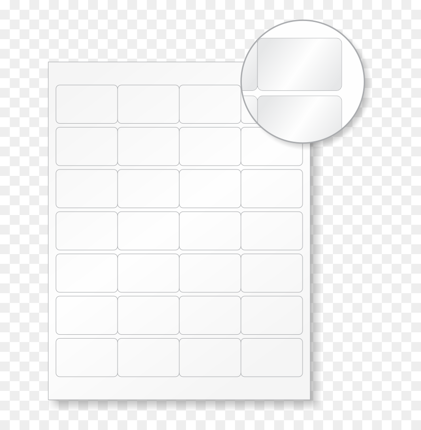 Laser Printer Safety Labels Blank Label Stationery - Circle, HD Png Download - fancy label templates png