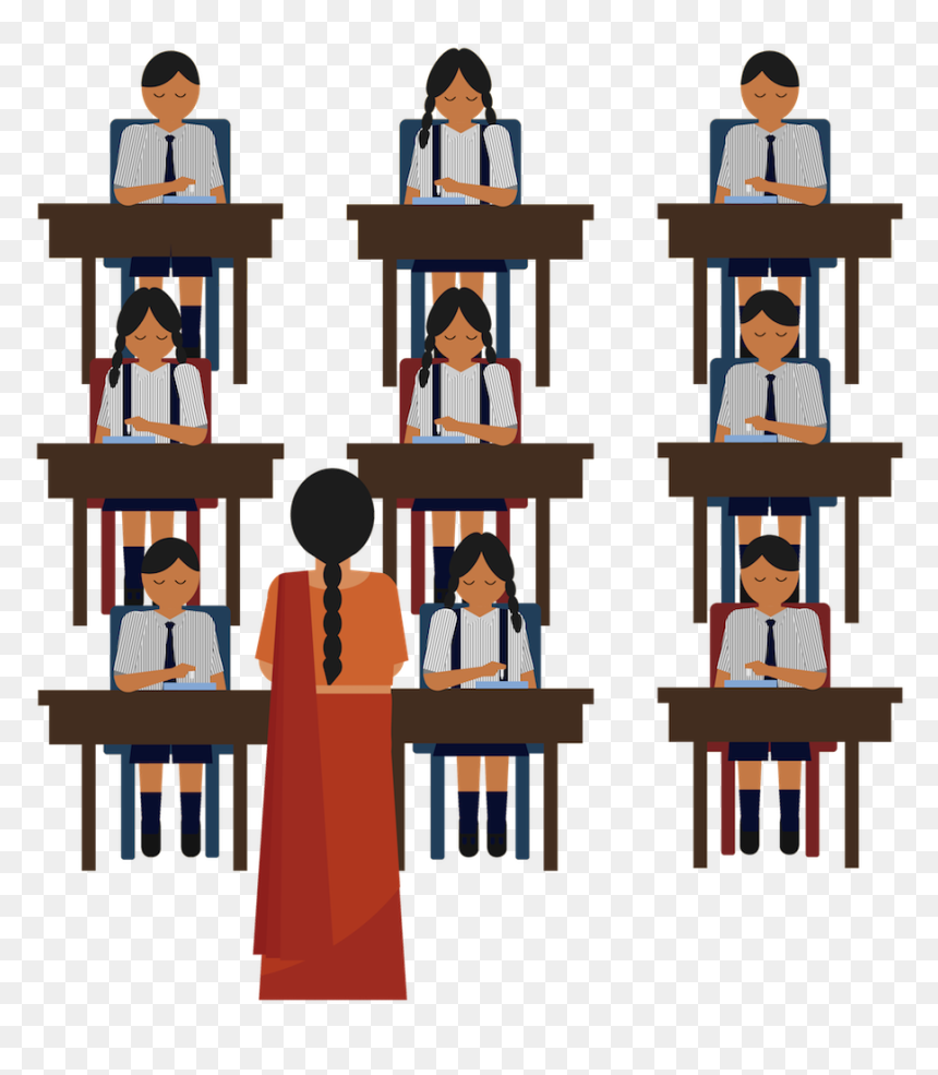 Image Of A Teacher Teaching A Bunch Of Student At The - Teacher, HD Png Download - teaching png