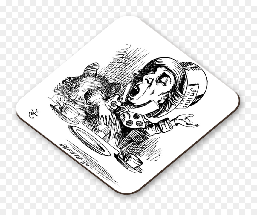Alice In Wonderland - Illustration, HD Png Download - mad hatter png