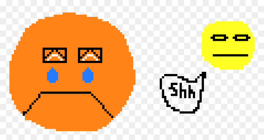 Pixel Art , Png Download - Yin Yang Designs, Transparent Png - annoying orange png