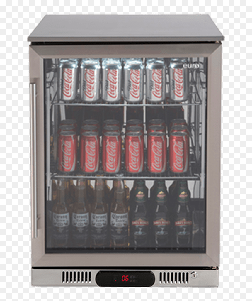 Euro 138l Single Door Beverage Cooler - Refrigerator, HD Png Download - single door fridge png