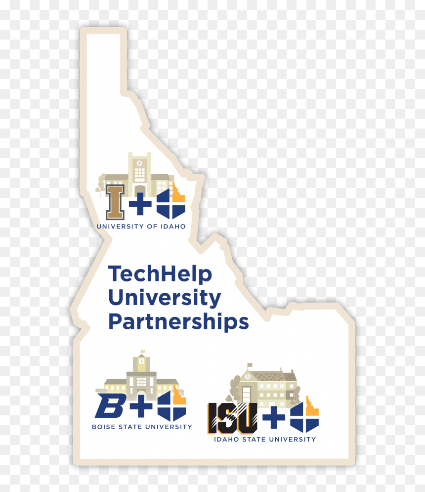 Techhelp University Partners In Idaho - Poster, HD Png Download - boise state logo png