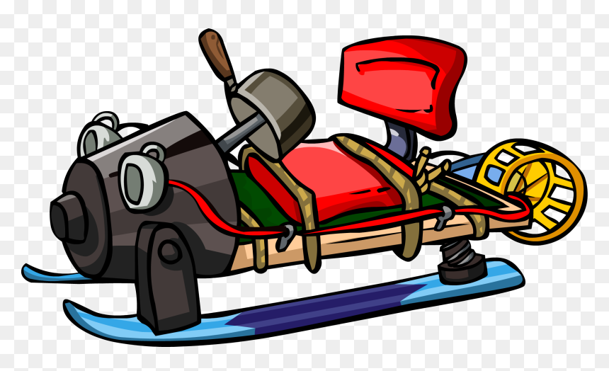 6 Clipart Snow Sled - Prototype Clipart, HD Png Download - sled png