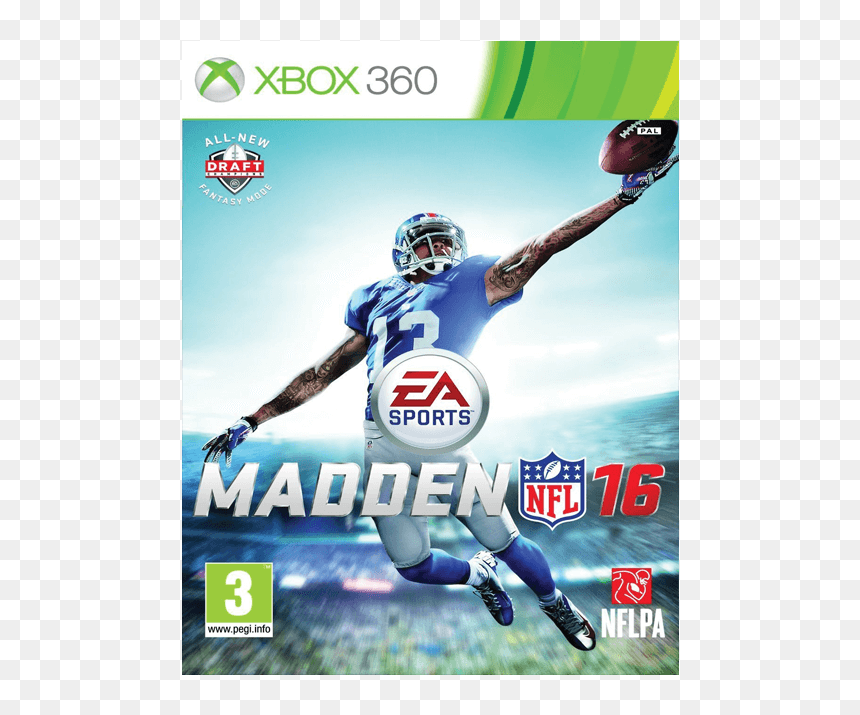 Madden 16 Xbox 360, HD Png Download - madden 18 png