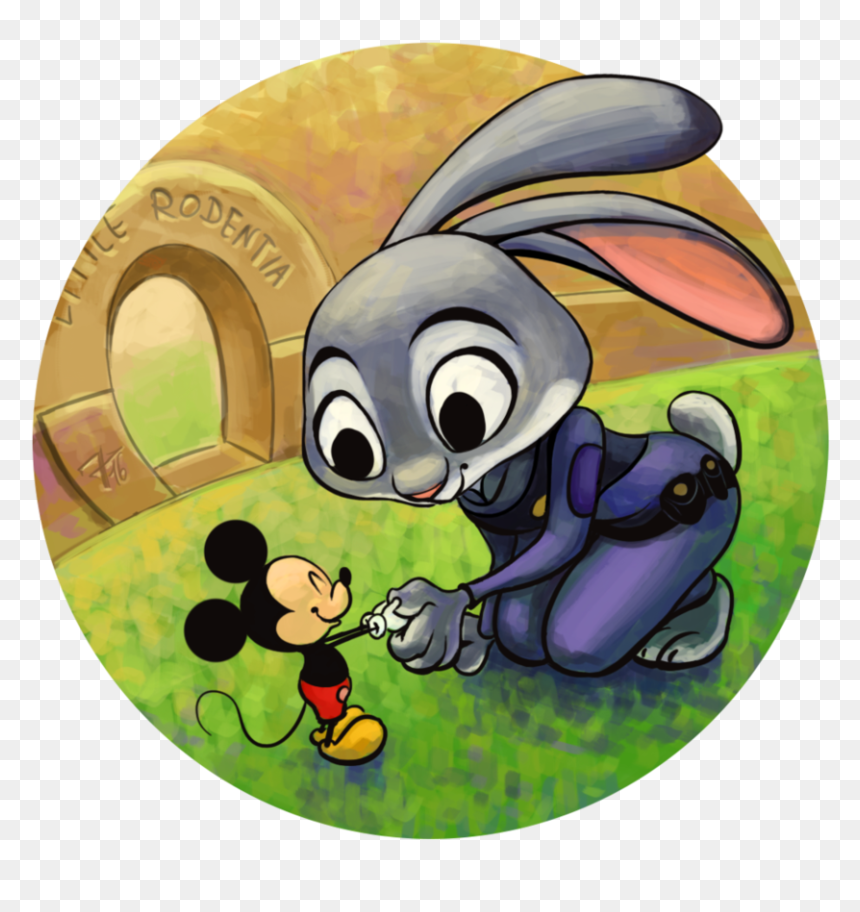 Judy Hopps 🇺🇸 On Twitter - Mickey Mouse Fan Art, HD Png Download - judy hopps png