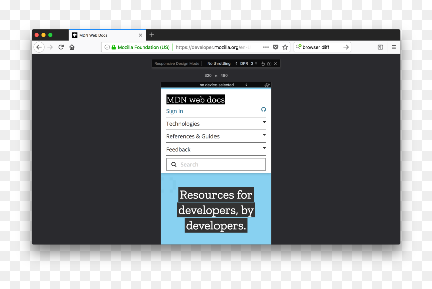 Firefox Png Viewer - Firefox Responsive Design Mode, Transparent Png - firefox png