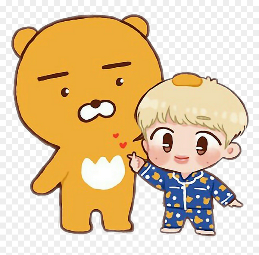 Ryan Y Rap Monster Clipart , Png Download - Chibi Namjoon Transparent, Png Download - rap monster png