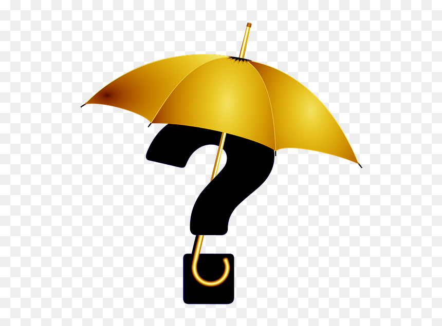 Umbrella Question Mark, HD Png Download - signo de interrogacion png