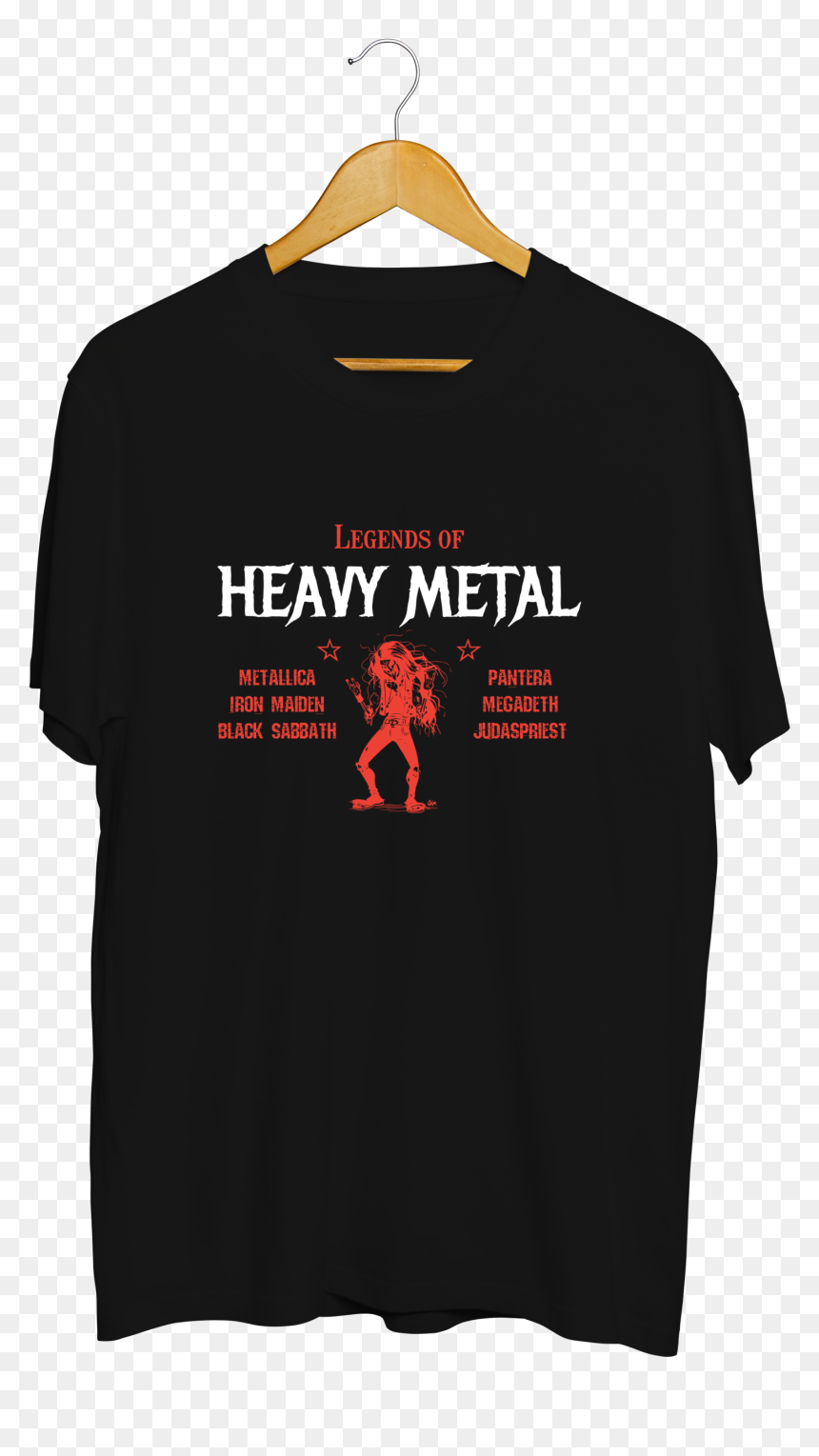 Heavy Metal Black Legends T-shirts - Design T Shirt Png, Transparent Png - exclusive png