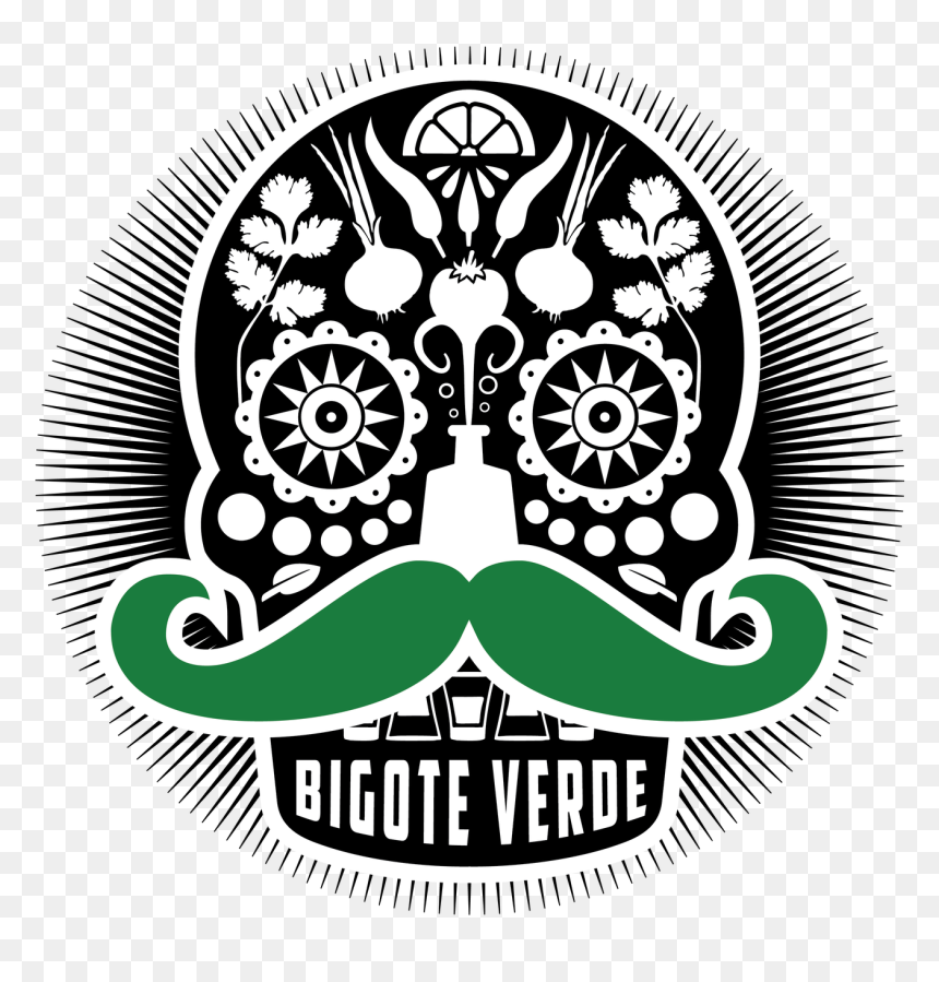 Bigote Verde Logo Vector-01 - Illustration, HD Png Download - bigote png