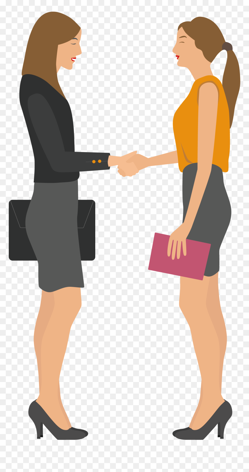 High-heeled Footwear Icon - Business Woman Vector Png, Transparent Png - manos png
