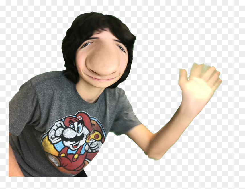 A Picture Of Jacob Waving, HD Png Download - clickbait arrow png