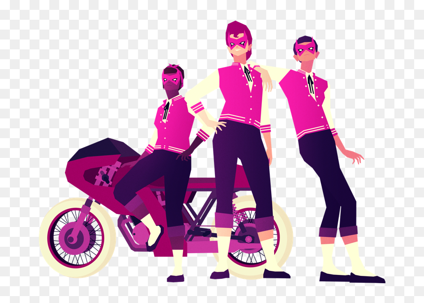 Sayonara Wild Hearts Fanart, HD Png Download - mac hearts png