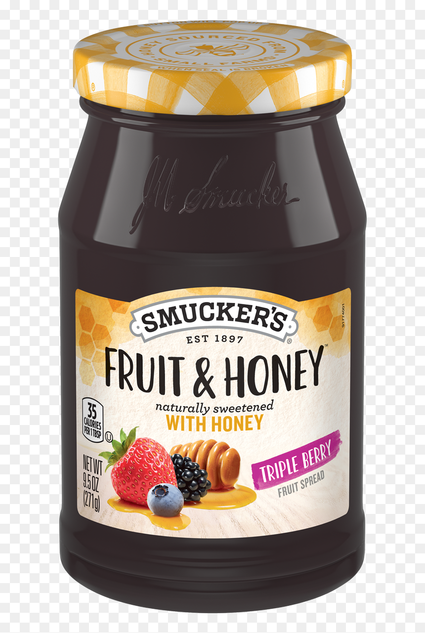 Smucker's Fruit And Honey, HD Png Download - berry png