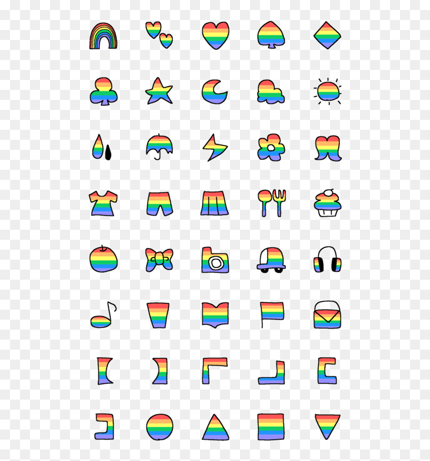 Sweet Healing Emoji, HD Png Download - rainbow emoji png