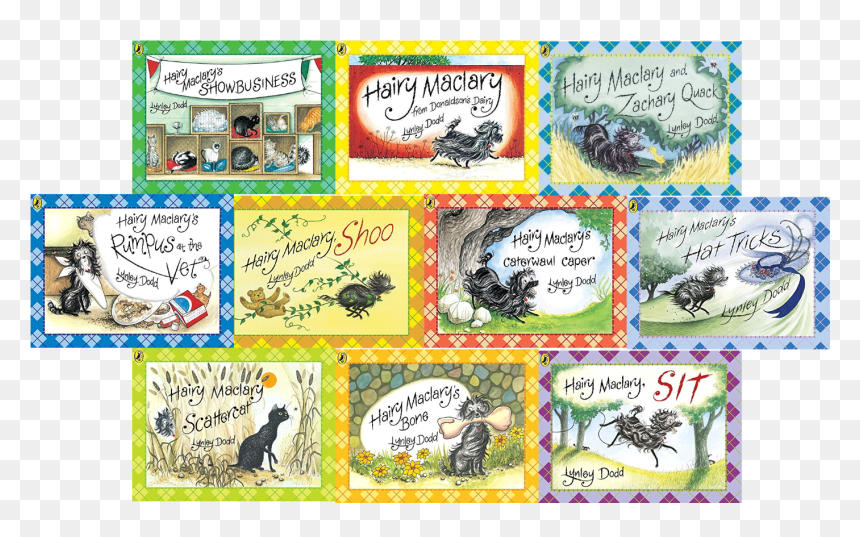 Hairy Maclary Books, HD Png Download - libros png