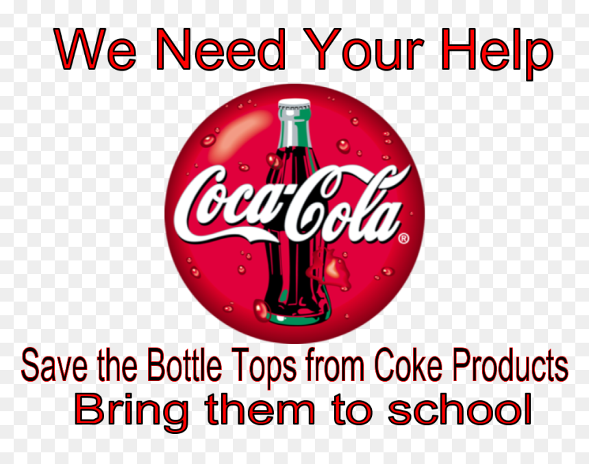 Coke Bottle Tops - Coca Cola, HD Png Download - cola png