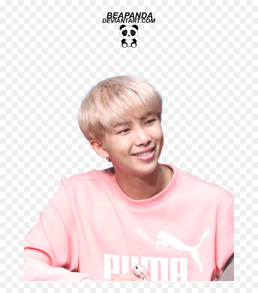 Rap Monster Pink Puma Shirt , Png Download - Rap Monster Pink, Transparent Png - rap monster png