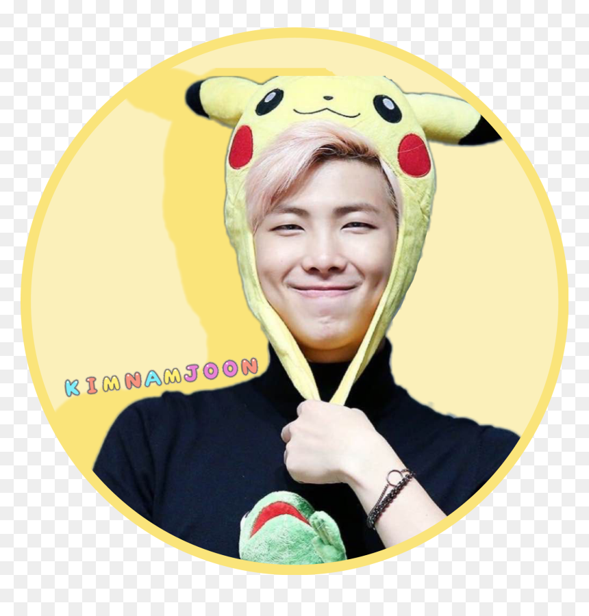 Kim Namjoon Rapmonster Yellow Kim Namjoon Kim Png Namjoon - Namjoon Pikachu, Transparent Png - rap monster png