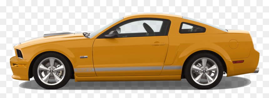 Max Img - 2009 Mustang Side View, HD Png Download - ford mustang png
