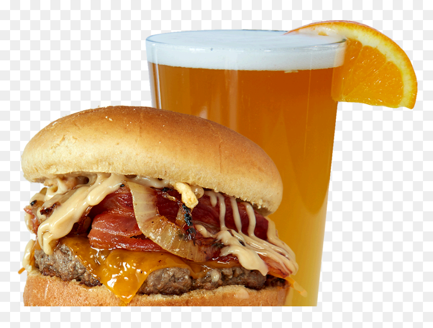 Mr Brews Taphouse Bacon Cheese Burger, HD Png Download - beer.png