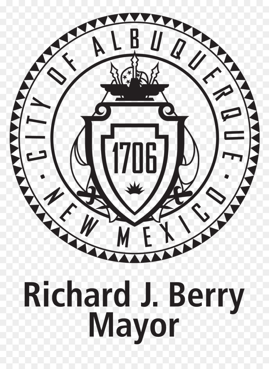 Line Art - 3 - In Black - Mayor Berry - Png - Albuquerque New Mexico Seal, Transparent Png - berry png