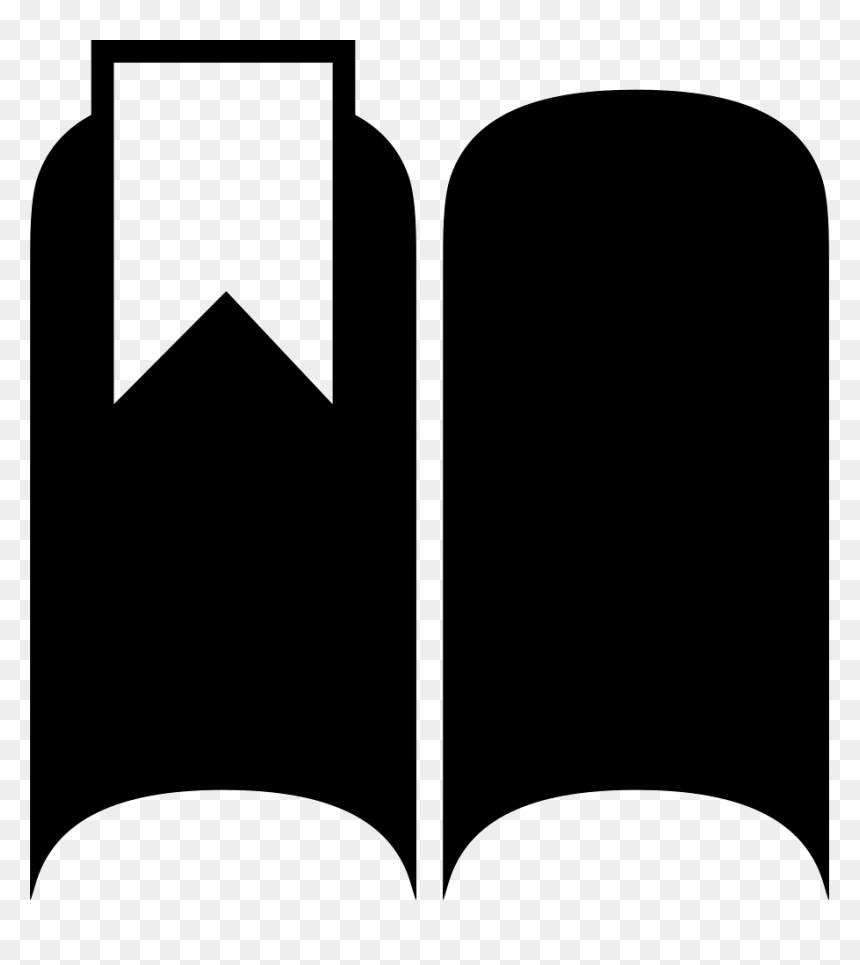 Bookmark On An Opened Book - Icon, HD Png Download - opened book png
