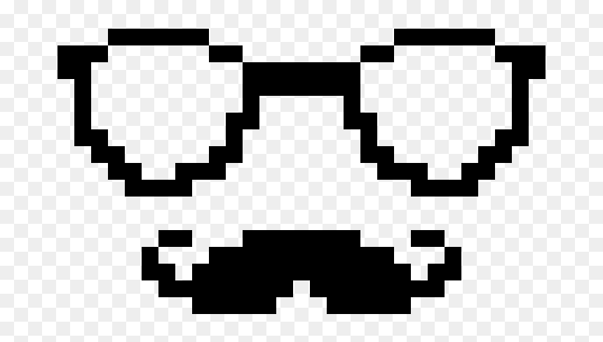 Snow Man Png Pixel, Transparent Png - bigote png