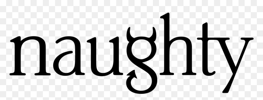 Naughty Png Transparent Image - Word Naughty, Png Download - dirty png