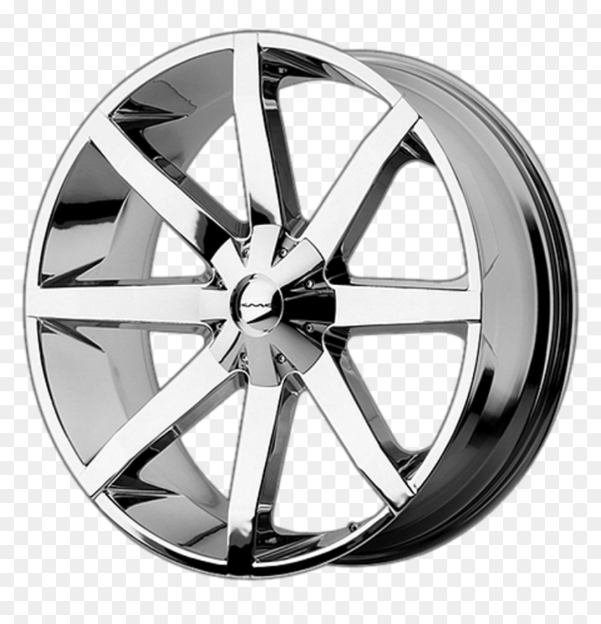24 In Chrome Rims , Png Download - Kmc Slides 24, Transparent Png - rims png