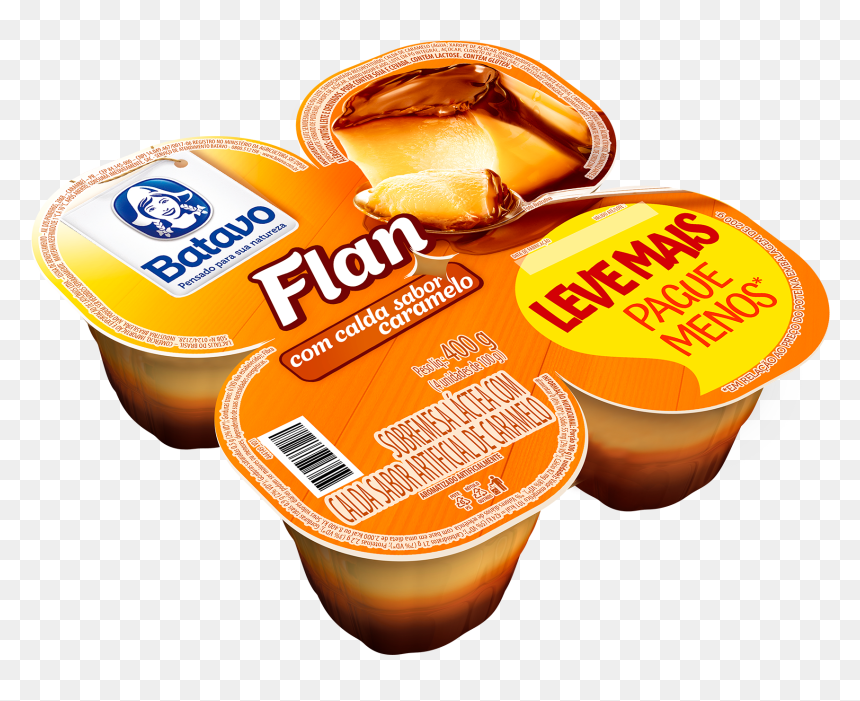 Sobremesa Flan Caramelo 4x100g - Creme Caramel Cup, HD Png Download - flan png