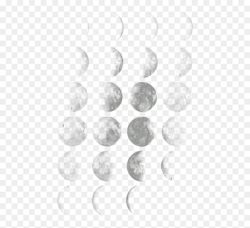 Edits Goth, HD Png Download - moon phases png