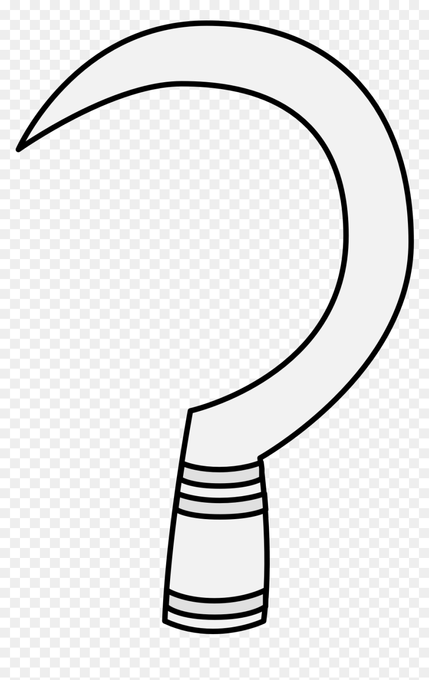 Outline Of An Orange, HD Png Download - sickle png