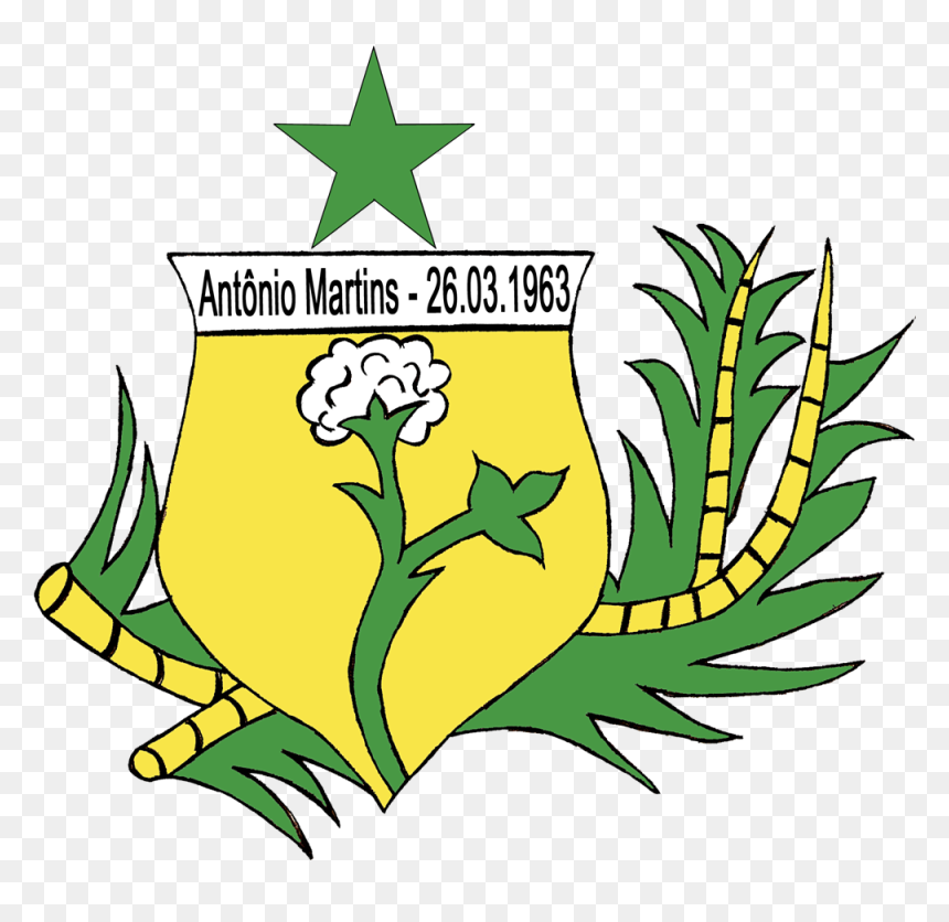 Brasão Antonio Martins - Brasão De Antonio Martins, HD Png Download - bandeira brasil png