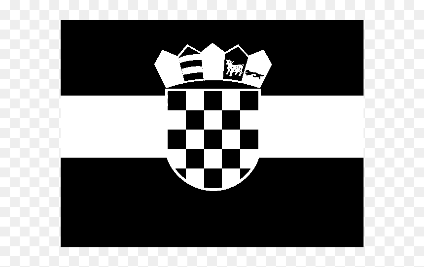 Croatia Flag, HD Png Download - black flag png