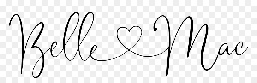 Calligraphy, HD Png Download - mac hearts png